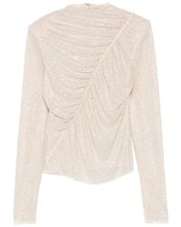 Self-Portrait - Rhinestone Embellished Top - Lyst