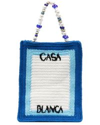 Casablanca - Tennis Club Crochet-knit Tote Bag - Lyst