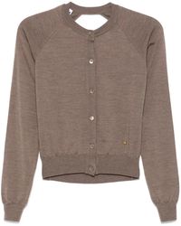 Moschino - Open-Back Cardigan - Lyst