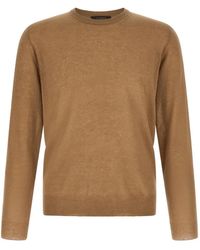 Zanone - Crew-Neck Long-Sleeve Sweater - Lyst