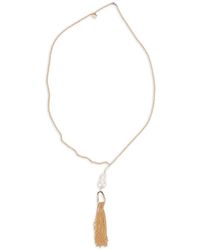 forte_forte - Pearl Tassel-Detail Necklace - Lyst