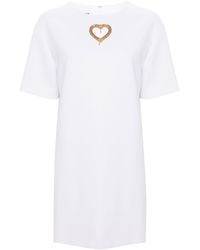Moschino - Heart Cut-out Mini Dress - Lyst
