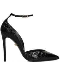 ALEVI - Camilla Croc-Effect Ankle-Strap Pumps - Lyst