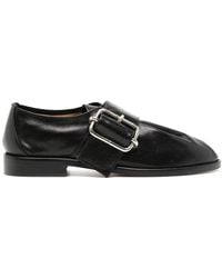 Hed Mayner - Buckle-detail Leather Monk Shoes - Lyst