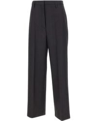 Herskind - Pinstripe Wool Trousers - Lyst