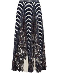 Ulla Johnson - Jupe Mi-Longue Plissée Shayna À Taille Haute - Lyst