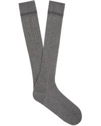 ZEGNA - Geribbelde Sokken - Lyst