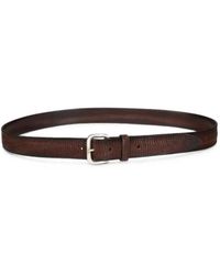 Orciani - Blade Textured Leather Belt - Lyst