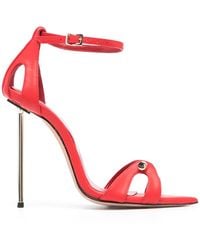 HARDOT - Blood 100Mm Leather Sandals - Lyst