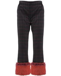 Viktor & Rolf - Check-Pattern Trousers - Lyst