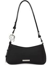 KARL LAGERFELD - Mini Logo-Plaque Shoulder Bag - Lyst