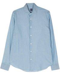 Fedeli - Classic-collar cotton shirt - Lyst
