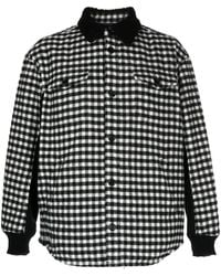 Undercover - Gingham-Check Flannel Shirt Jacket - Lyst