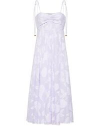 Cara Cara - Sunray Floral-Print Tie-Strap Dress - Lyst