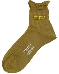 Antipast - Ruffled Bow-Detail Socks - Lyst