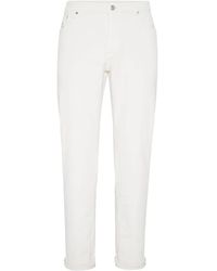 Brunello Cucinelli - Lightweight Denim Pants - Lyst