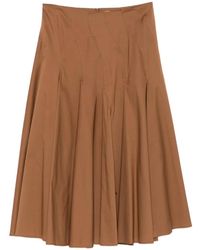 Semicouture - Sabella Pleated Skirt - Lyst