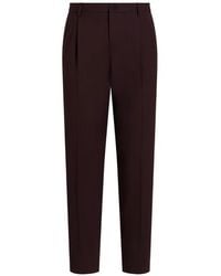 Dolce & Gabbana - Virgin Wool Trousers - Lyst