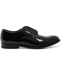 Doucal's - Patent-leather Derby Shoes - Lyst