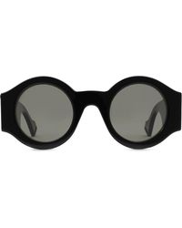 Gucci Runde Sonnenbrille - Schwarz