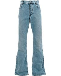Balenciaga - Rechte Bootcut Jeans - Lyst