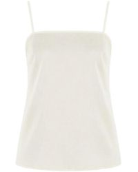 Alberta Ferretti - Spaghetti-Strap Blouse - Lyst