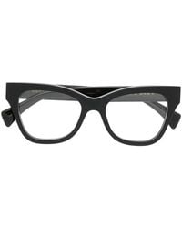 Gucci - Cat-Eye-Brille Mit Logo - Lyst