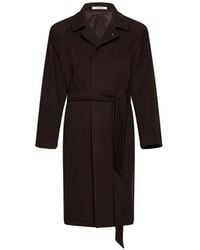Tagliatore - Belted Single-Breasted Coat - Lyst