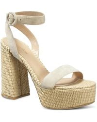 Gianvito Rossi - Woven Platform Sandals - Lyst