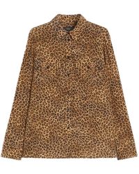 Weekend by Maxmara - Wkdlemma Leopard-Print Silk Shirt - Lyst