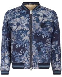 Etro - パターンジャカード ボンバージャケット - Lyst
