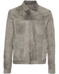 Giorgio Brato - Crinkled Suede Jacket - Lyst