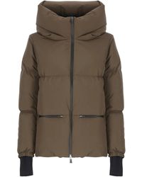 Herno - キルティング フーデッドジャケット - Lyst