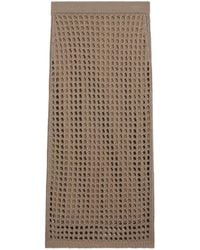 Max Mara - Open-Knit Midi Skirt - Lyst