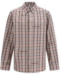 Off-White c/o Virgil Abloh - Checked Flannel Shirt - Lyst
