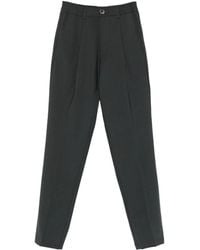 Herno - Straight Broek Met Geplooide Voorkant - Lyst