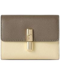 Furla - Small Compact Leather Wallet - Lyst