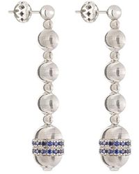 Officina Bernardi - 18Kt Empire Sapphire Earrings - Lyst