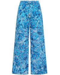 Maliparmi - Sweet Butterfly Elasticated Drawstring Trousers - Lyst