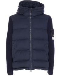 Stone Island - Logo-patch Padded Jacket - Lyst