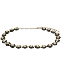 Sandro Studded Leather Belt - Black