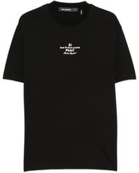 KARL LAGERFELD - T-Shirt En Coton À Col Rond - Lyst