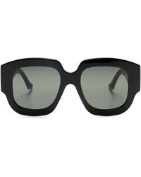 Gucci - Double G Oversize-Frame Sunglasses - Lyst