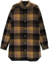 Rick Owens - Checked Shirt - Lyst