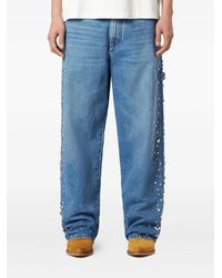 1989 STUDIO - Vaqueros con detalle de cristales - Lyst