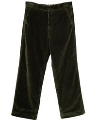 Moncler - Corduroy Logo-Patch Trousers - Lyst