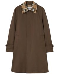 Burberry - Mid-Length Gabardine Car Coat - Lyst