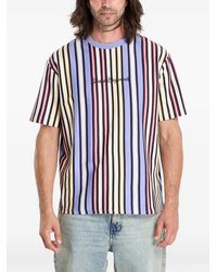 Guess - Vertical-Stripe T-Shirt - Lyst