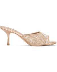 Nicoli - Lace Embellished Mules - Lyst