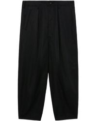 Comme des Garçons - Pantaloni crop con cavallo basso - Lyst